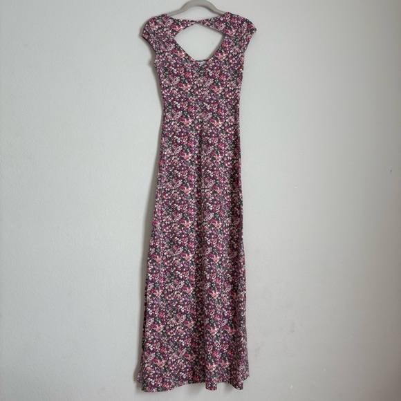 American Eagle Floral Maxi Dress with sleeves- size small NWOT - Picture 11 of 11